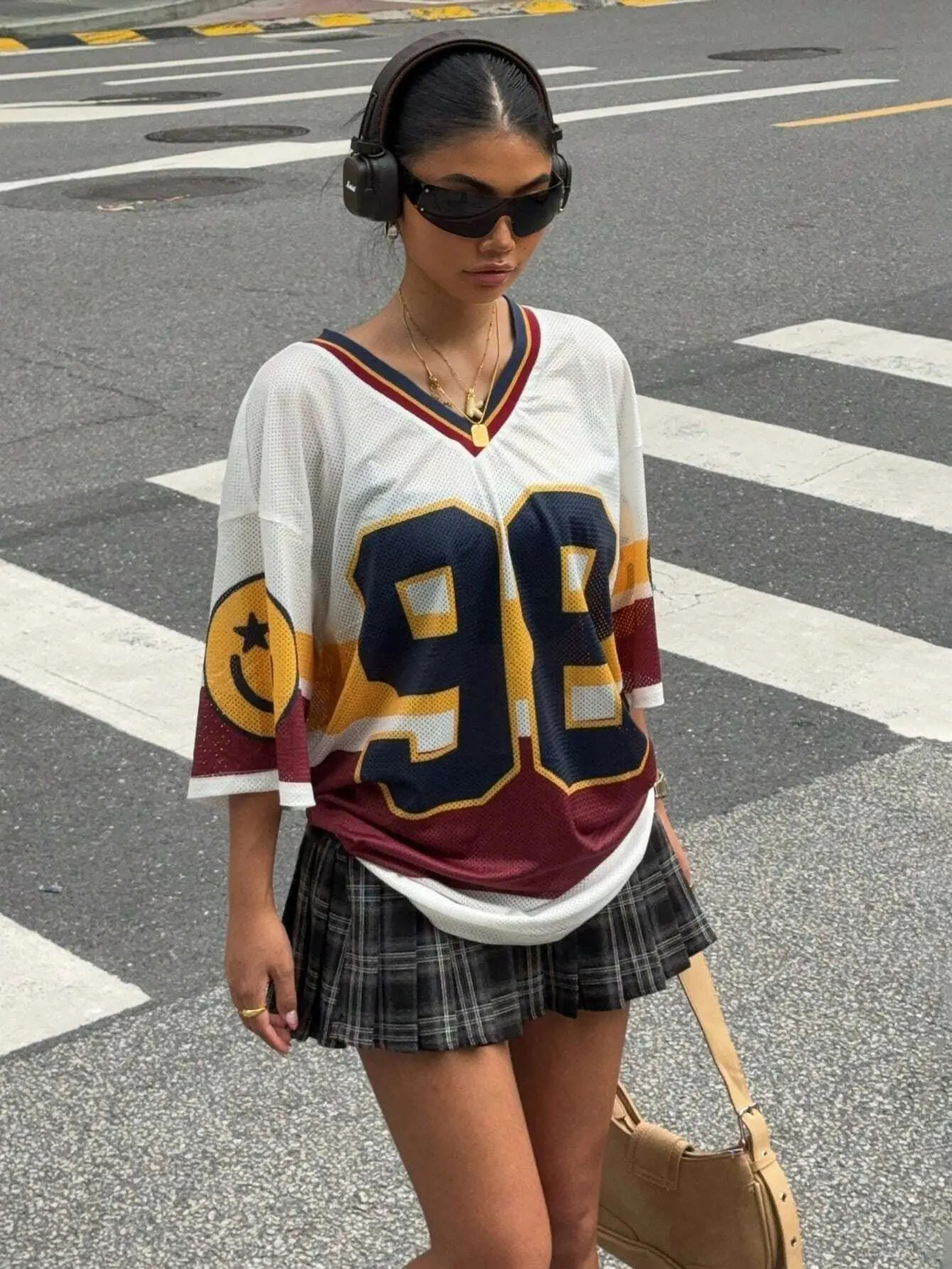 Fully sublimation free customized ladies new style letters and numbers printed sweatshirt Tops Comfort