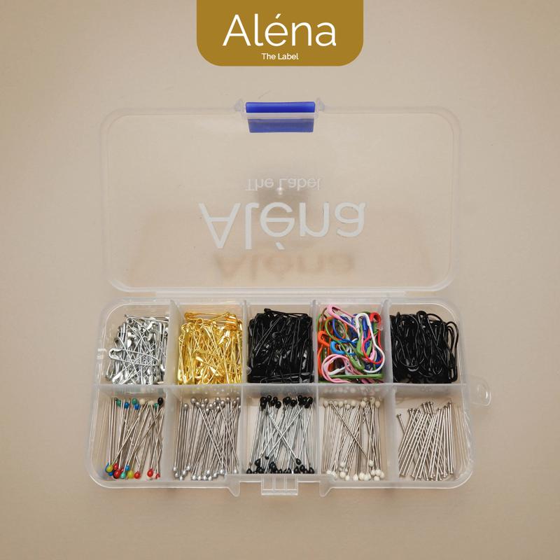 Alena - Paket Lengkap Pentul Peniti 1 Set Anti Ribet | 022 Hijab 3
