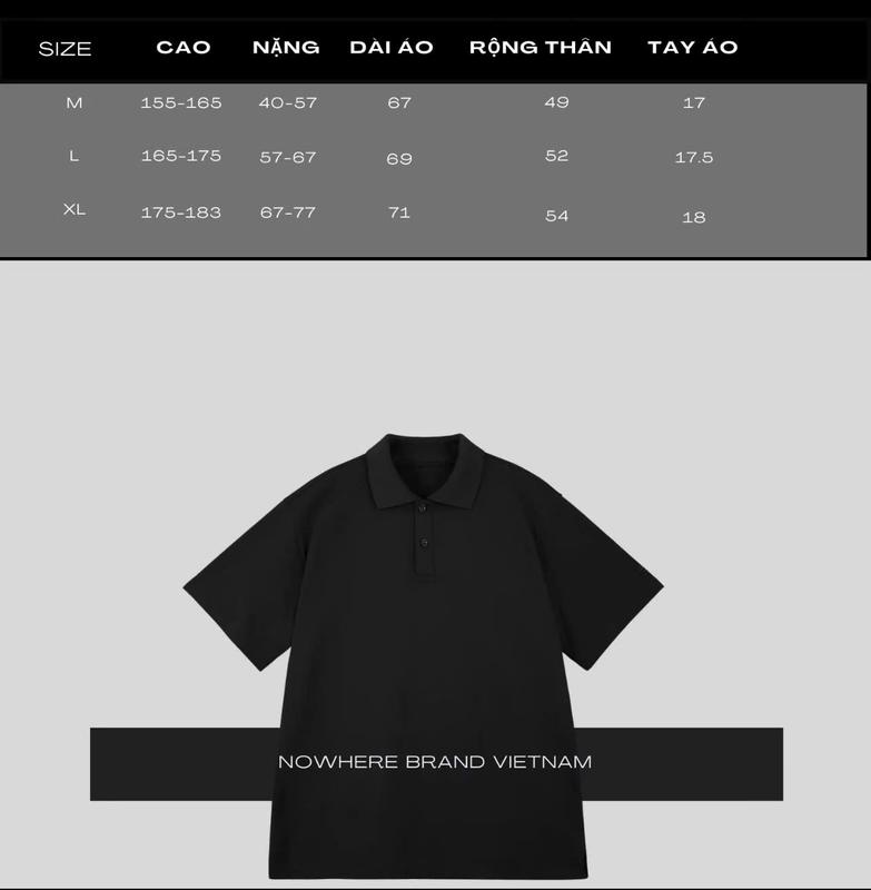 [ POLO Nowhere & Thành Đơn Giản  ] Áo Polo Không Cúc NOWHERE From Relaxfit Tôn dáng VẢI Thun Cá sấu cao cấp mềm mịn  - Thời trang  đơn giản, chất liệu cao cấp | BigBuy360 - bigbuy360.vn
