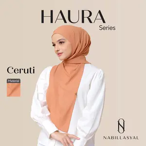 Nabillasyal | Pashmina Oval Inner 2 in 1 | Pashmina Semi-Instant | Ceruti | Haura Series