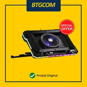 COOLINGPAD REXUS BREEZE MAX B300 LED LAPTOP GAMING COOLING PAD COOLER