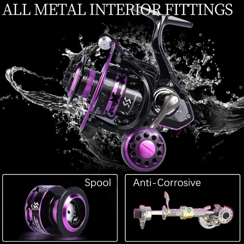 [Dikirim Dari Jakarta] Caldari Reel Power Handle HP 1000 - 7000 Reel Pancing Metal Besi Power Handle Berkualitas Roda Ikan reel spinning longcast jauh Umpan 4