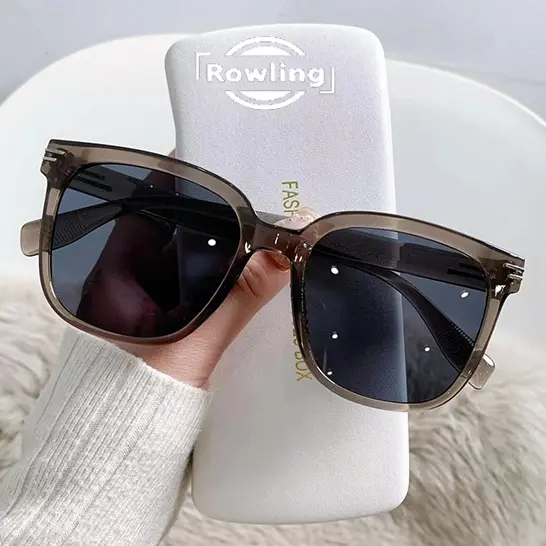 Rowling (ka-465) Kacamata Hitam Kotak Wanita Terbaru Kacamata Sunglasses Import Wanita Kacamata Fashion 6