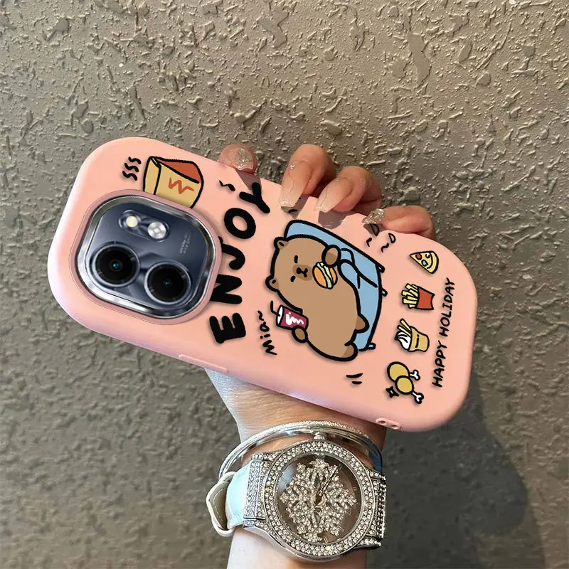 Untuk Infinix Smart 9 Casing softcase Casing anti sidik jari Casing tebal anti jatuh Modis X6532 Casing anti-shock Fashion Desain terbaru smart9 Casing silikon