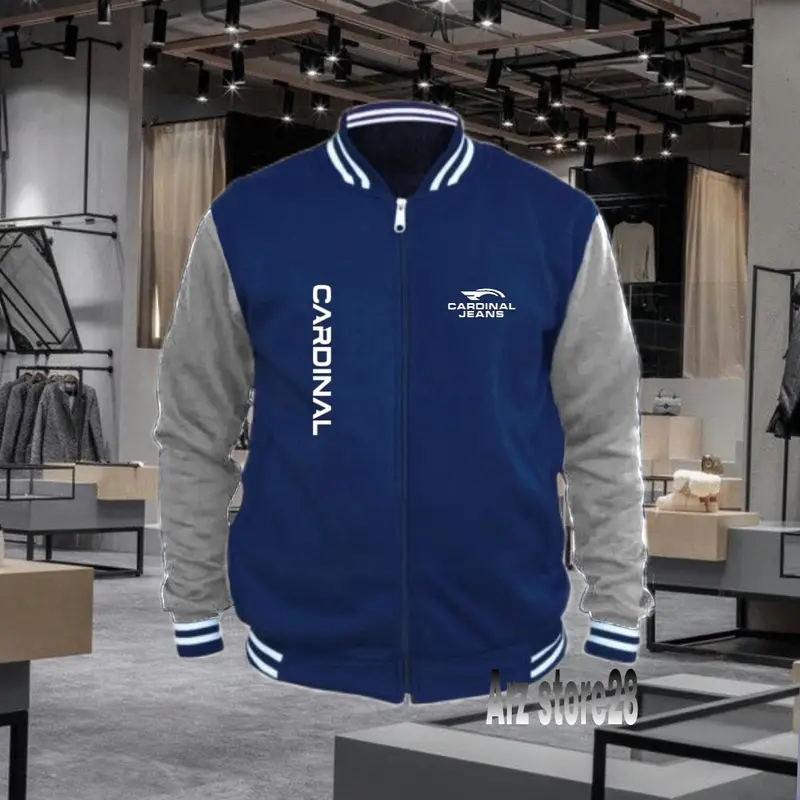 Terlaris!!! Free Jaket Varsity Text Putih Cardinal Jeans Kirka Sweater Distro Termurah Hoodie Terbaru Pakaian Pria Wanita COD 0