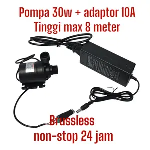 paket pompa submersible 12 volt 30 watt, 12v 22 watt pompa mini-Taffware