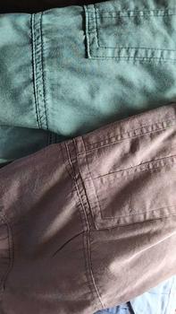 Product Review of 100k Dpt 5Pcs Celana Kanvas Semi Jeans Kolor Harian Santai Abu Cargo Karet Melar Nyaman Lembut Casual Pria from I**h Y**a 1