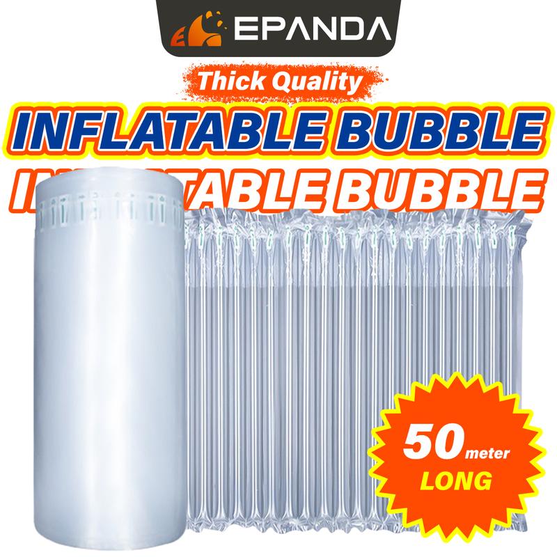 50m Bubble Wrap Air Inflatable Packaging Roll Shockproof Cushion ...