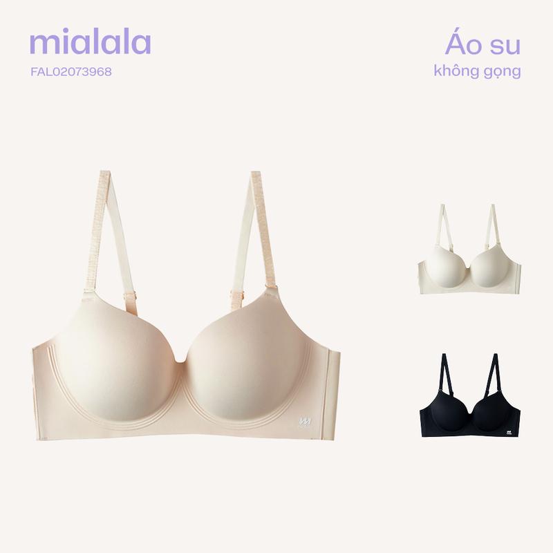 Mialala Áo ngực không gọng FAL02073968 đệm dày 6cm siêu nâng đẩy thoải mái tàng hình chất liệu su mềm mát và bản lưng to nâng đỡ chắc chắn