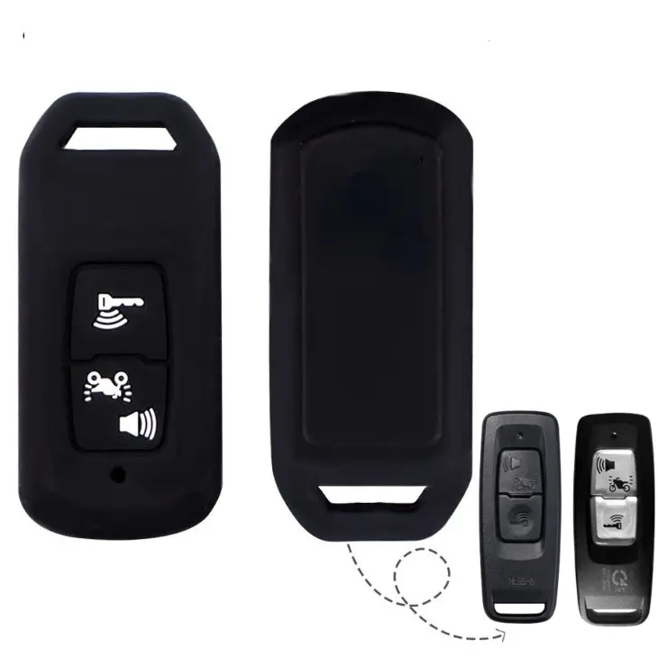Vỏ Chìa Khóa Silicon, 2 Nút, Vỏ Fob, Cho Honda PCX125 PCX160 SH350 SH300 VISION NS110R XADV750, Vỏ Bảo Vệ Xe Máy 0