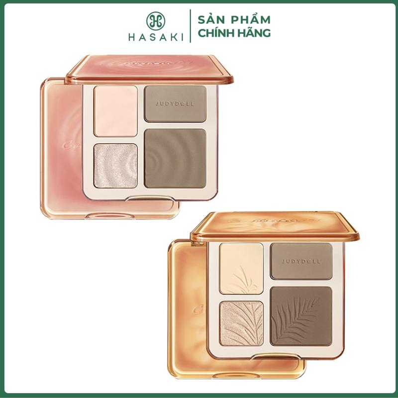 Bảng Highlight Và Tạo Khối Judydoll 4 Màu Highlight & Contour Palette | HASAKI BEAUTY