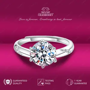 OS3-R02 Cincin Femilist Ring Couple Wanita Adjustable Ring Mewah Fashion Couple  Cranberry Jewelry High Quality Grade VVS1 5A Store Anti Karat Luntur Berubah Garansi 1 Tahun R02 COD