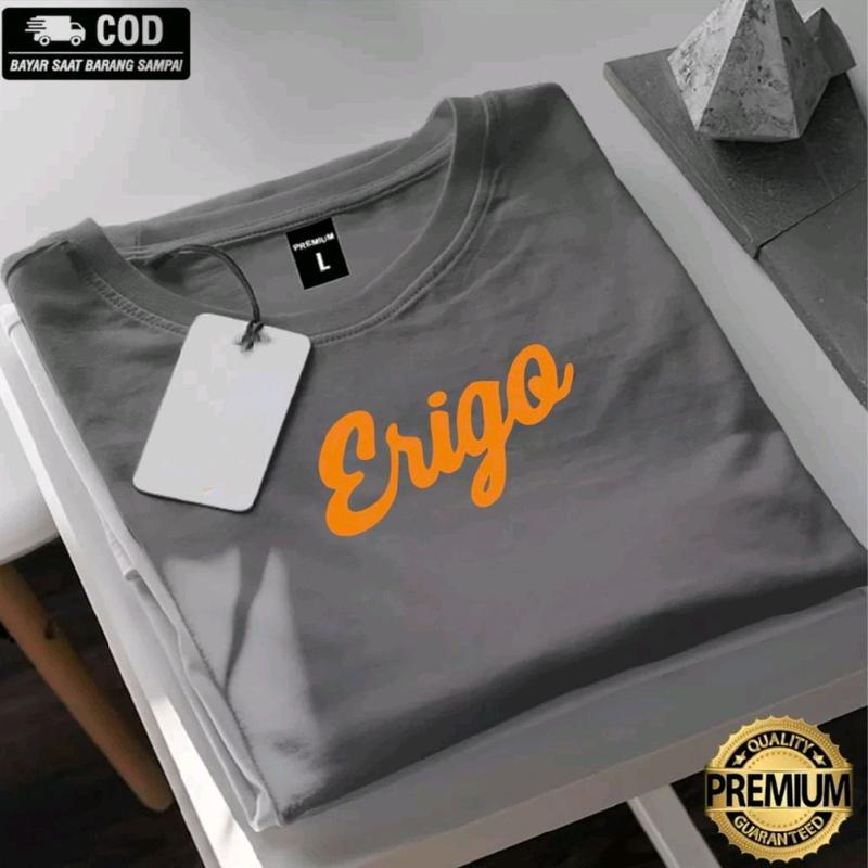 GET 1 PCS (PROMO COD) Kaos Distro Lengan Pendek Pria Wanita Keren 3r!90 CW Logo Oren - 100% Catoon Combed 24s -Kaos Cewek- Katun Kain Lembut Tebal Nyaman T Shirt Lembut kaos  cowok Polos 7