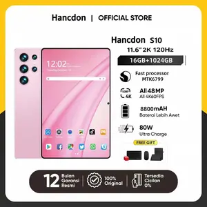【Bisa COD】S10 2025 Tablet PC Asli Tablet Tab Baru ROM 16GB+1TB RAM Tablet Android 11.6 Inci LayarLayar Besar WiFi 5G Dual SIM Tablet Baru Kartu Full