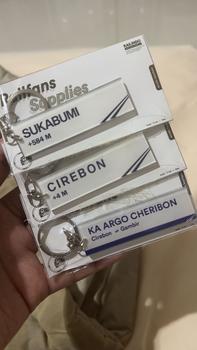 Product Review of Gantungan Kunci Papan Stasiun Kereta Api Putih (Code : P) from N**a 0