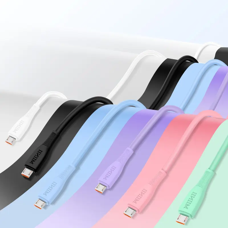 MIINII Kabel data KM-11 Macaron Quick Charge 3A Micro / Type-C Fast Charging 6