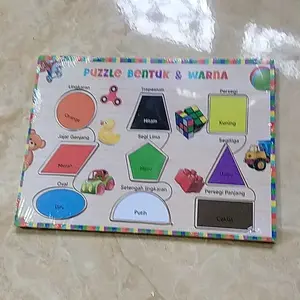 Paket puzzle isi 4 Pcs Bisa dimix bebas sesuai pilihan kayu