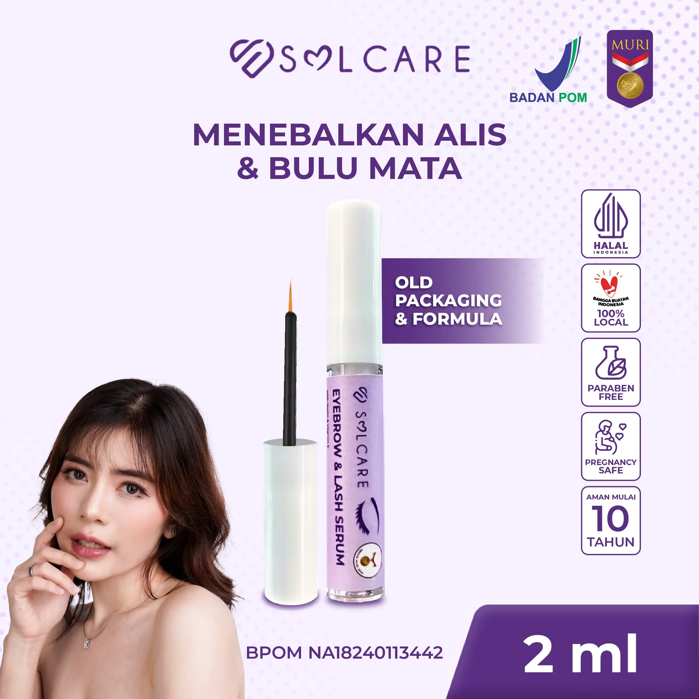 Eyebrow & Lash Serum Alis dan Bulu Mata Old formula & pack