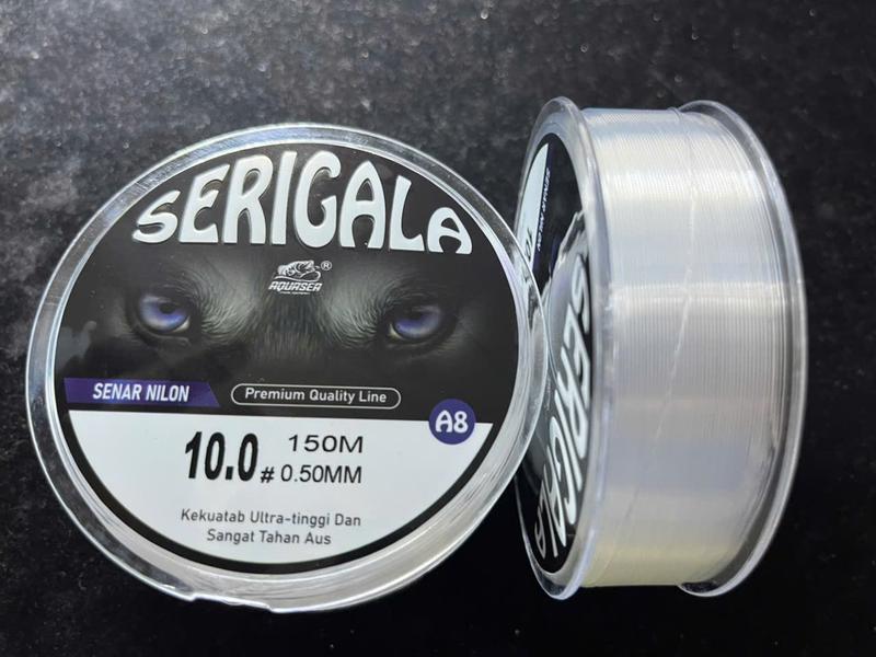  Cước Câu Aquasea Serigala 150m . Dây Mềm - Mượt Min - làm thẻo câu - quăng xa - tải cao . Vô máy câu - trục - thẻo câu tay - Đài . 