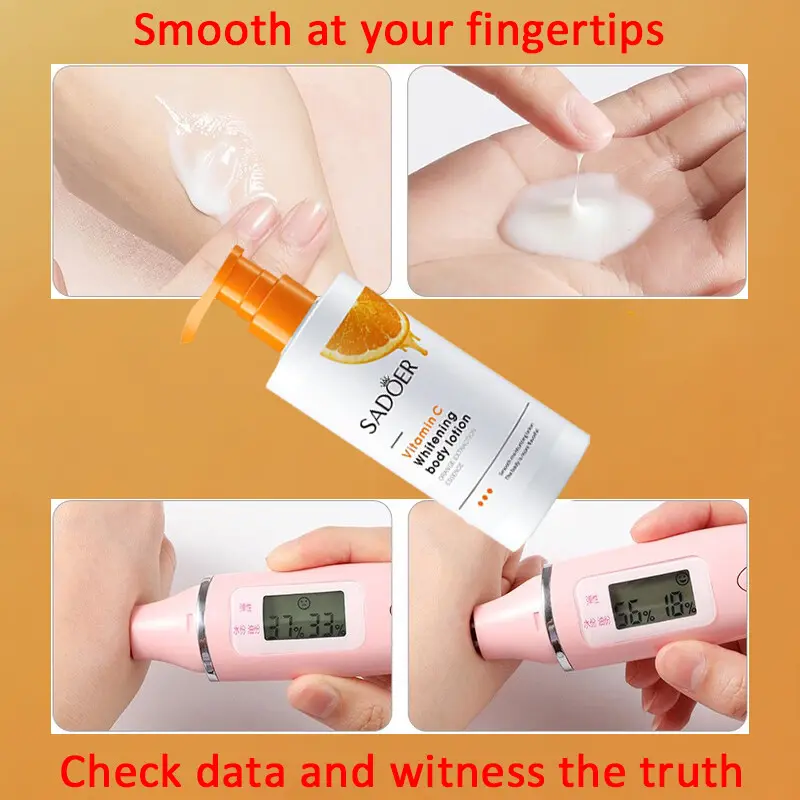 Sữa Dưỡng Thể Vitamin C, Sữa Dưỡng Thể Cho Cả Cơ Thể, Màu Trắng, 250g, Dưỡng Ẩm, Làm Sáng Da, Làm Trắng Tông Màu Da Dưỡng Da Body Dưỡng Body Làm Đẹp Da Women Nữ 2