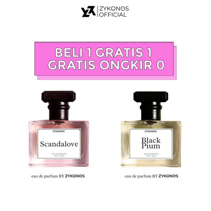 Beli 1 Gratis 1 Parfum Wanita 35ml Eau De Parfume Aroma Tahan Lama By Zykonos Perfume Wangi 0