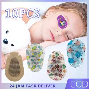10pcs Plester Mata Anak untuk Terapi Ortopedi, Terapi Mata Anak, Plester Amblyopia, Plester Mata Anak