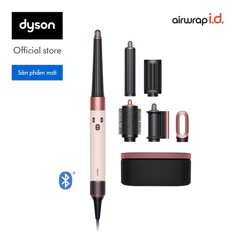 21H30 5.1: Livestream Dyson Máy tạo kiểu tóc thông minh Dyson Airwrap i.d. HS08 Straight+Wavy Ceramic pink Rose gold