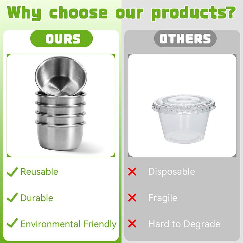 【COD】STAINLESS STELL SUS 304 CONTAINER SAUCE KOTAK TEMPAT WADAH SAUS STAINLESS 2