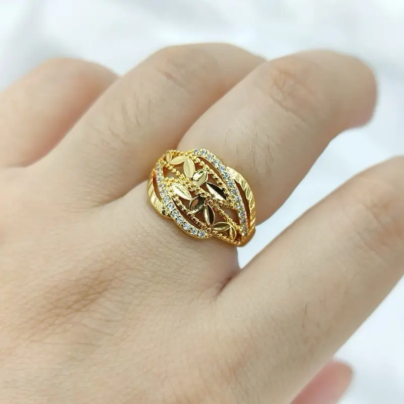 Beli 2 gratis 1 - cincin wanita ukiran C006 aksesoris perhiasan cincin  Rings