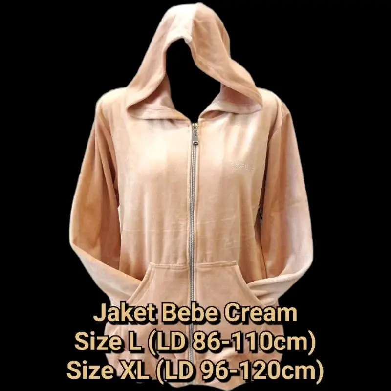 Jaket Bebe wanita beludru halus 8