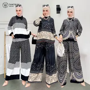 Tantrum Nina Set Rayon Adem Busui Elegant Lengan Balon