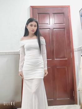 Product Review of [Đ2] Đầm trễ vai tay dài có lót trong chất thun lưới co giãn from T**g Y** V** 2