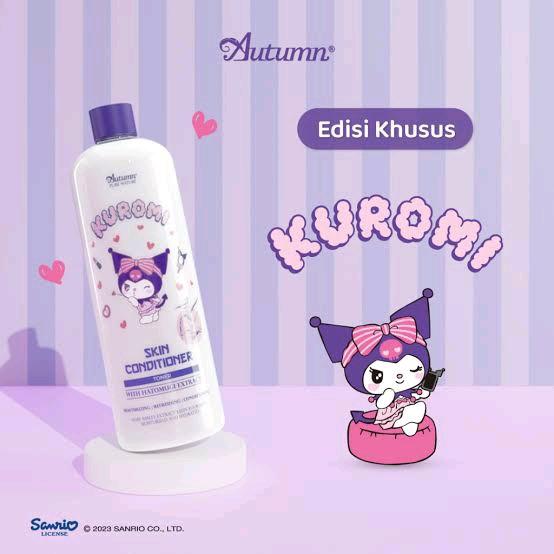 Autumn Hatomugi Kuromi Edition Toner Wajah 500ml 0