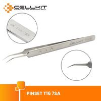 Gambar CELLKIT Pinset Bengkok Stainless Steel T16 7SA Premium Presisi dari CELLKIT Kota Surabaya 1 Tokopedia