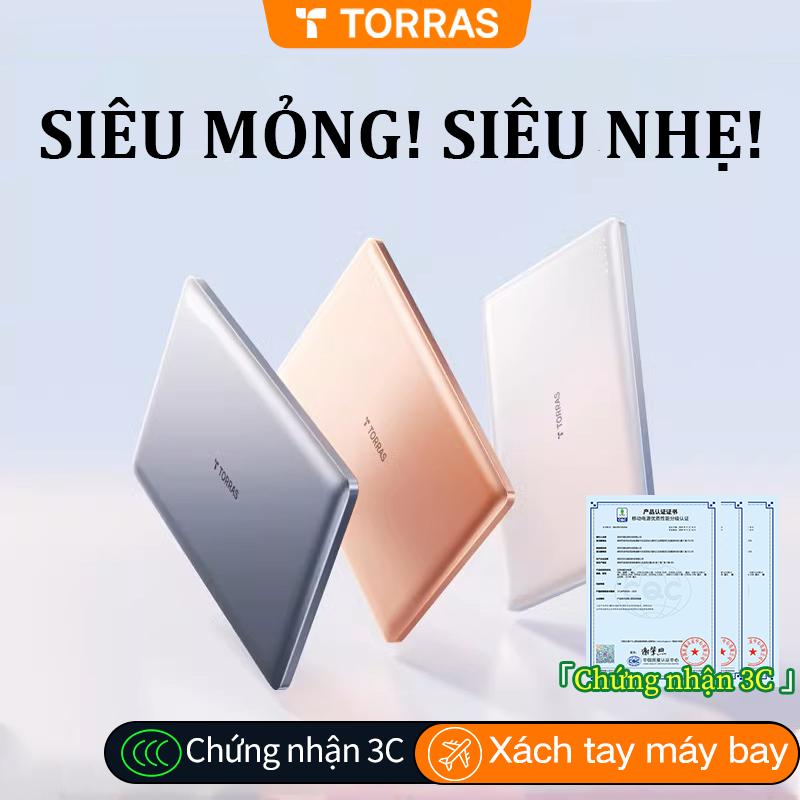   Chứng nhận 3C  Sạc dự phòng TORRAS Minimag MagSafe Có thể mang lên máy bay Sạc nhanh Từ tính Tương thích với Apple Siêu mỏng Siêu nhẹ Không dây Nhỏ gọn Kèm dây type C 