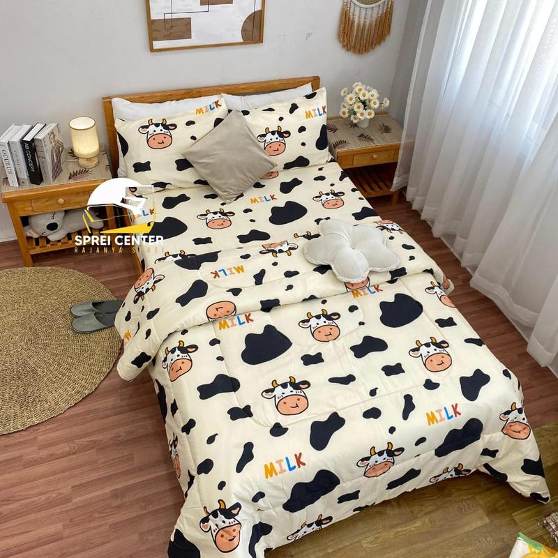 AF Sprei Center SPREI BISA COD TINGGI 20 CM UK 120x200 160x200 180x200 Seprei SUDUT KARET SET SARUNG BANTAL DAN GULING 1