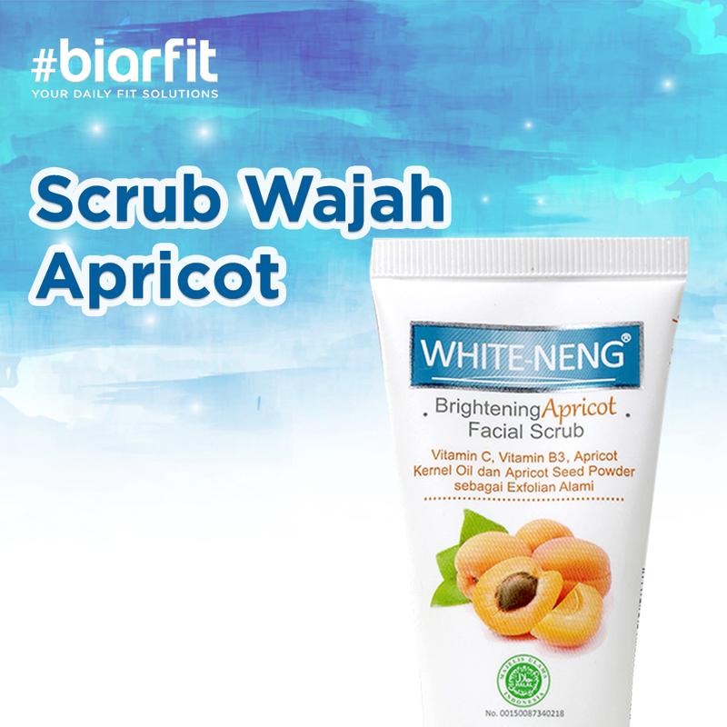 Biarfit White-Neng Brightening Apricot Facial Scrub - 100gr 2
