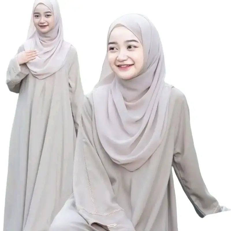 Gamis Abaya Turki Anak Remaja Perempuan Usia  9 10 11 12 13 14 15 16 17 Tahun Rumi Bahan Crinkle Airflow Mix Payet Berbentuk Kristal Pada Lengan Dress Anak Perempuan Simple Elegan
