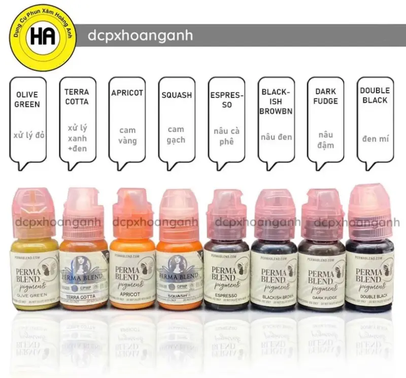 Perma mực lên màu tự nhiên cho làm đẹp Cosmetic Mỹ Phẩm Son Môi Nữ Trang Điểm 3