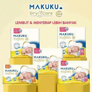 PROMO HEMAT MURAH MAKUKU DRY CARE S,M,L,XL PER 1 BAL Foot Kering Perawatan Gatal Popok Bayi