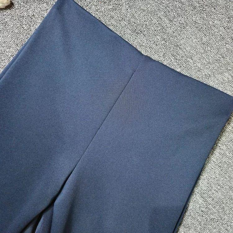 Product Introduction of Celana Scuba Cutbray High Waist Premium Tebal ENCUBRAY - Kulot Basic Kantor Hitam Panjang Melar - Casual Wanita Formal Kerja 10
