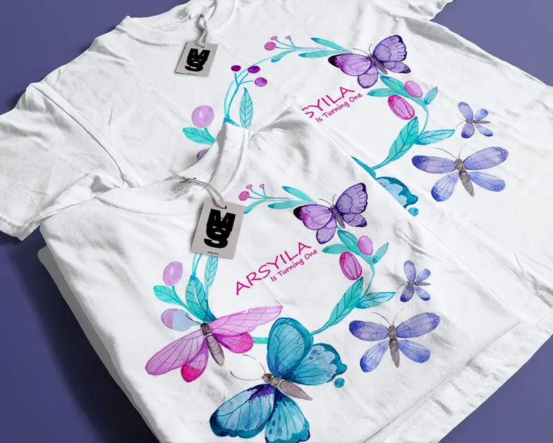 baju kaos custom ulang tahun keluarga anak dan dewasa 2