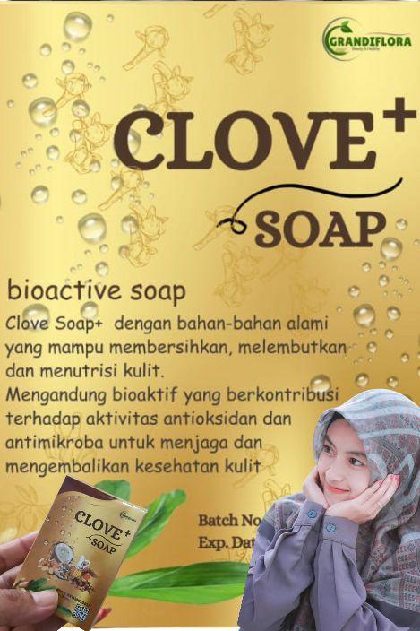 Clove Soap BPOM - Clove Plus Soap Grandiflora Sabun Cengkih Anti Gatal Jamur dan Bakteri