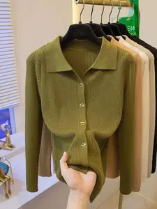 FFS Atasan KERAH Kancing Aktif Rajut Knit / Knitwear Rajut Premium / Inara Korean / polo / kerah