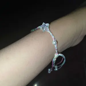 ￼[TG043] 1Pcs - Gelang Mote Tali giok 1mm Premium