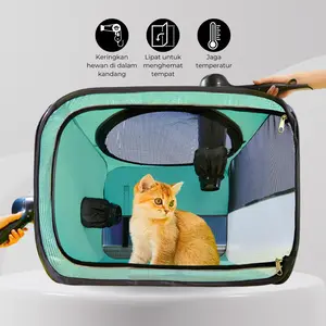 Kandang Lipat Pengering Kucing Hewan Peliharaan Portable Drying Box