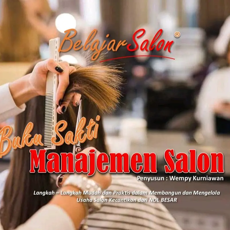 Buku Sakti Manajemen Salon. (Free sertifikat dengan nama sesuai permintaan).