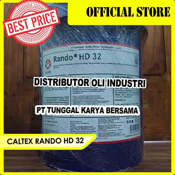 Jual CHEVRON / CALTEX RANDO HD 32 ( Oli hidrolik Premium ) - Kota ...