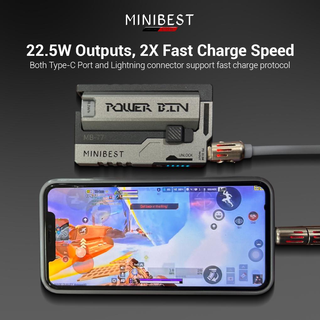 Promo [ NEW LAUNCHING ] Minibest MB77 Powerbank 10000mAh Fast Charging ...