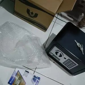 UNINET Brankas Mini Pengaman PIN Bahan Besi Baja Tebal Anti Congkel dan Bor Brakas Digital brankas laci brangkas penyimpan uang Besar Peyimpanan Uang Pribadi